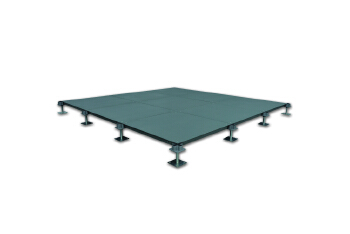 Steel cementitious raised floor , bare panel