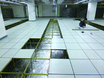 anti-static steel raised floor
