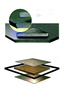 encapsulated calcium sulfate raised floor, bare panel