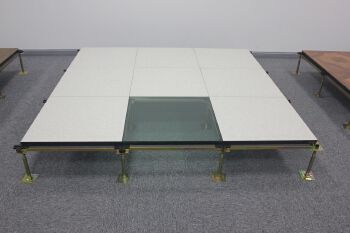 Calcium sulfate anti-static raised floor
