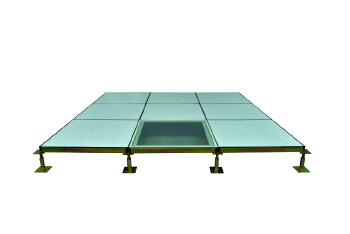 anti-static steel raised floor