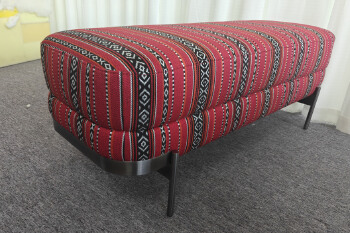 DB-YMZ-079 Latest Fabric Stylish Star Hotels bench Hotel Bedroom Furniture-Soft upholstred bench