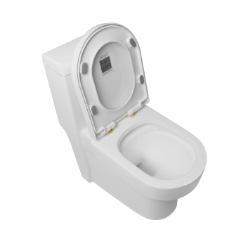 Modern Style Bathroom Ceramic One-Piece Dual-Flush Water Closet Sanitary Ware