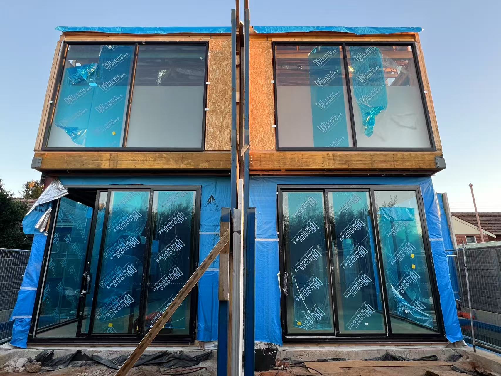 Stacker Door, Fixed Window
