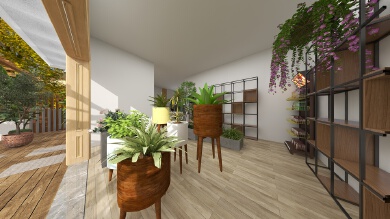 The Elegant Flower Shop Interior Design