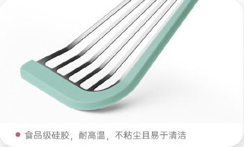 厨房用品烹饪硅胶铲耐高温防滑煎牛扒铲铁板烧煎铲锅铲防烫煎鱼铲