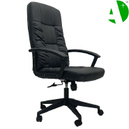 AS-B2892CZ Foshan Factory Ergonomic Black High Back Leather Office Chair for Comfort