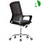 AS-B2304J Foshan Local Factory Stylish Ergonomic Office Chair in Black Mesh and Metal
