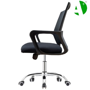 AS-B2304J Foshan Local Factory Stylish Ergonomic Office Chair in Black Mesh and Metal