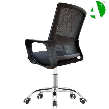 AS-B2304J Foshan Local Factory Stylish Ergonomic Office Chair in Black Mesh and Metal