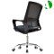 AS-B2304J Foshan Local Factory Stylish Ergonomic Office Chair in Black Mesh and Metal