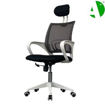 AS-C2818WHN Comfortable Budget Ergonomic White Gaming Chair for Home and Office Use