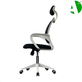 AS-C2818WHN Comfortable Budget Ergonomic White Gaming Chair for Home and Office Use