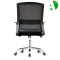 AS-B2304J Foshan Local Factory Stylish Ergonomic Office Chair in Black Mesh and Metal