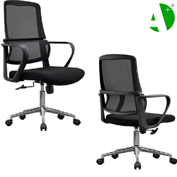 AS-B2720 Low-Cost Bulk Ergonomic Office Chair with Adjustable Height and Lumbar Support