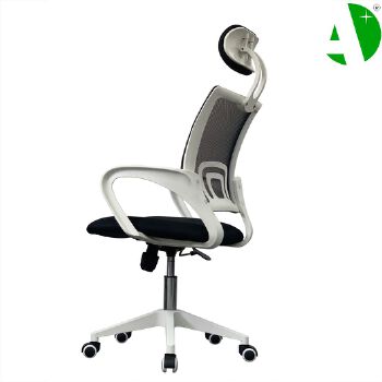 AS-C2818WHN Comfortable Budget Ergonomic White Gaming Chair for Home and Office Use