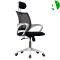 AS-C2818WHN Comfortable Budget Ergonomic White Gaming Chair for Home and Office Use