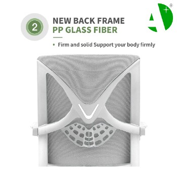 AS-B2855WH Flexible Wholesale Quantity Modern Plastic Boss Chair - Comfortable Design for Home and Office
