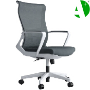 AS-B2132B-WH Modern Factory Fast Production White High Back Executive Office Chair with Comfort Design