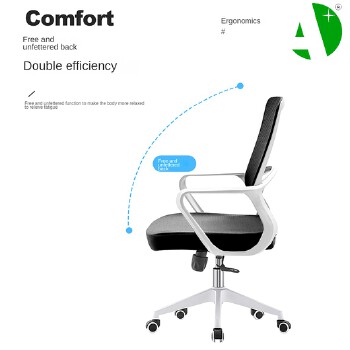 AS-B2813WH Factory Direct Sale Premium Ergonomic Office Chair for Enhanced Desk Comfort