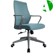 AS-B2123GY Multifunctional Cheap Ergonomic Swivel Office Chair with Adjustable Height and Lumbar Support