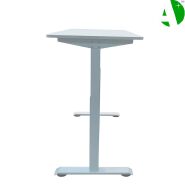 AS-A2043WHE-1206 Source Factory Adjustable White Gaming Desk for Ultimate Comfort and Style