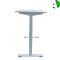 AS-A2043WHE-1206 Source Factory Adjustable White Gaming Desk for Ultimate Comfort and Style