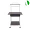 AS-A2629BK Fast Delivery Elegant Black Wood Modern Office Table for Hotels