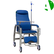as-D4002 Hospital Infusion Chair Foshan Furniture with Five-Inch Brake Wheels