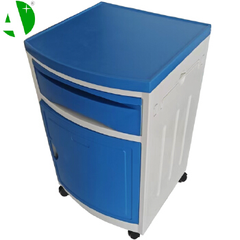 as-D4001 Durable ABS Medical Bedside Cabinet Hospital Furniture Clinic Storage Locker