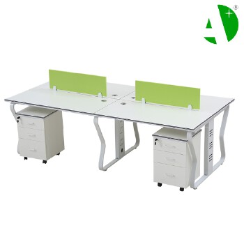 AS-A2657-2412 Stable Supply Stylish Office Desk Furniture with Ample Storage Solutions