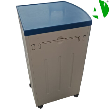 as-D4001 Durable ABS Medical Bedside Cabinet Hospital Furniture Clinic Storage Locker