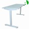 AS-A2040WHE-1206 Fast Delivery Executive Folding Study Front Ajustable Computer Reception Wholesale Market Standing Height Quality Desk
