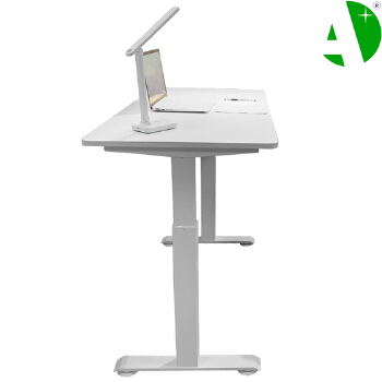 AS-A2043WHE-1206 Source Factory Adjustable White Gaming Desk for Ultimate Comfort and Style
