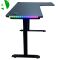 AS-A2037RE-1410 Fast Delivery Modern Adjustable Height LED Gaming Desk for Ergonomic Workspaces
