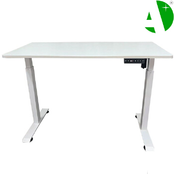 AS-A2043WHE-1206 Source Factory Adjustable White Gaming Desk for Ultimate Comfort and Style
