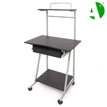 AS-A2629BK Fast Delivery Elegant Black Wood Modern Office Table for Hotels