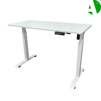 AS-A2043WHE-1206 Source Factory Adjustable White Gaming Desk for Ultimate Comfort and Style