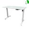 AS-A2043WHE-1206 Source Factory Adjustable White Gaming Desk for Ultimate Comfort and Style