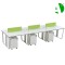AS-A2651-3612 Stable Supply Modern Ergonomic Staff Office Desk for Employee Productivity
