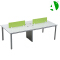 AS-A2653-2412 High Quality Modern Office Desk for Corporate Staff with Ergonomic Design