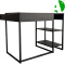 AS-A2631BK Fast Delivery Stylish Floor-Standing Computer Table for Home and Office Use