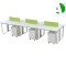 AS-A2652-3612 Stable Supply Stylish Office Furniture Desk with Storage Solutions for Professionals