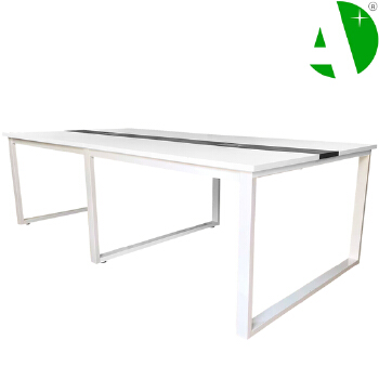 AS-A2654M-2412 Stable Supply Sleek Minimalist Office Desk for Small Spaces and Home Use
