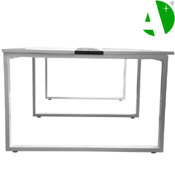 AS-A2654M-2412 Stable Supply Sleek Minimalist Office Desk for Small Spaces and Home Use