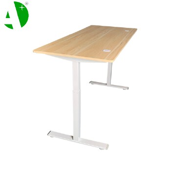 AS-A2040WHE-1406 (Panel Oak)Source Factory Ergonomic Modern Office Desk with Storage and Cable Management