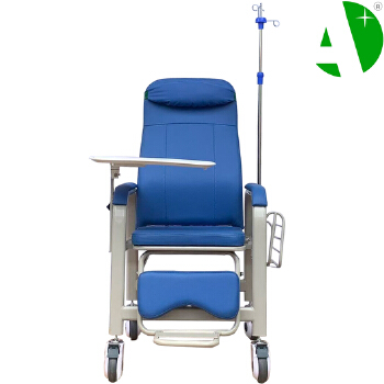 as-D4002 Hospital Infusion Chair Foshan Furniture with Five-Inch Brake Wheels