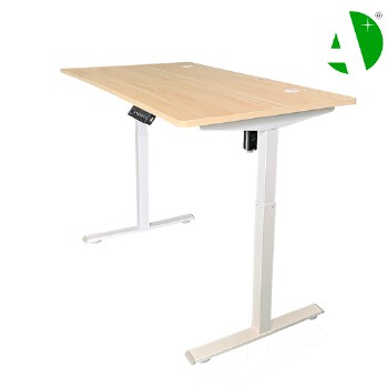 AS-A2040WHE-1406 (Panel Oak)Source Factory Ergonomic Modern Office Desk with Storage and Cable Management