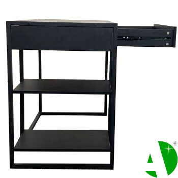 AS-A2631BK Fast Delivery Stylish Floor-Standing Computer Table for Home and Office Use