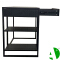 AS-A2631BK Fast Delivery Stylish Floor-Standing Computer Table for Home and Office Use